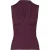 Mouwloze top met gedrapeerde V-hals van jersey – Dieppaars