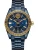 Carlo Colucci Analoog horloge ‘ Dottori ‘  blauw / goud