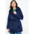LOLALIZA trenchcoat donkerblauw