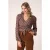 Topvintage exclusive ~ Jennifer Printed wikkeltop in faded zwart