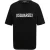 Dsquared2 T-shirt Met Opvallend Logo In Zwart