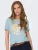 Only Shirt met korte mouwen ONLFREE LIFE REG S/S LEAF TOP BOX JRS