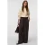 VERO MODA high waist wide leg broek met ceintuur – bruin