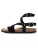 Bayton Sandalen met riem ‘Armidale’  zwart