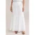 WE Fashion gestreepte A-lijn rok wit