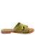 Lazamani Lina suède slippers met studs groen