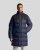 Lyle & Scott lang gewatteerd marineblauw pufferjack