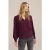 We Fashion Blouse Dark Purple