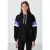 Oversized kleurblokken hoodie met zak