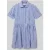 Tommy Hilfiger Teens Knielange overhemdjurk met logostitching