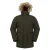 Mountain Warehouse Waterafstotende gewatteerde parka voor heren (Kaki Groen)
