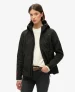 Superdry Vrouwen Klassieke Trekker-jas met Capuchon Zwart
