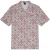 Ellesse Melen Melos geometrisch overhemd met korte mouwen voor heren (Bruin/Beige)