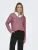 Only Onlcamilla V-neck L/s Pullover Knt Noos Trui Renaissance Rose
