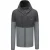 Everlast Heren NRG Colour Block Hooded Track Jacket (Zwart/Koolstof)