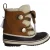 Chloe X Sorel Wandelschoenen in Bruin Schapenvacht en Kalfsleer Suède