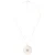 Orphelia Dames 925 Sterling Zilveren Ketting met Hanger – Roze ZH-7293/1