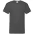 Fruit of the Loom Heren Waarde V Hals T-shirt (Licht Grafiet)