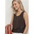 Jersey top met elastische zoom