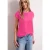 Street One Dames Shirt met boothals en decoratief detail in Pink