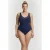 Arena W Isabel Light Cross Back One Piece Plus Navy Bright Blue