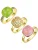 Lulu & Jane Ring  goudgeel