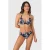 Brunotti voorgevormde triangel bikinitop Lisselot donkerblauw/roze