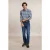 River Woods Custom Fit Checked Shirt Grey/blue