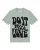 Watapparel Shirt ‘Do it with love’  turquoise / zwart