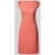Boss Mini-jurk van viscosemix met cut-out