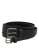 Dolce & Gabbana Zwarte Dubbele Strap Leren Gesp Herenriem