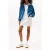 Tommy Hilfiger Zip Through Ripstop Denim Dark