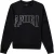 Amiri Sun-afbeelding op het zwarte sweatshirt aan de achterkant