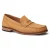 Base London Garfield Leren Heren Loafers In Verbrande Tan Kleur.