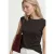Basic shirt met boothals