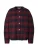 EDITED Tussenjas ‘Aino Wool’  navy / rood