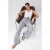 TRENDYOLMİLLA Dames Grijs Effen Wijde pijp Normale taille Jeans