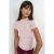Fitted Halve Turtle-Neck Katoenen Blouse