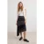 TRENDYOLMİLLA Dames Zwart Stippen Midi Asymmetrisch Rokken