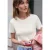 Basic Shirt met ronde hals en korte mouwen