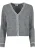 Noisy may Gebreid vest ‘Skylar’  grijs / wit