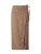 WEEKDAY Rok ‘Salem’  chocoladebruin / brokaat / zilver