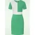 Topvintage exclusive ~ Swinging Sprout jurk in wit en groen
