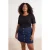 Trendyol Curve Dames Zwart Effen Kort Getailleerd Grote maten Blouses