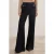 Reiss Button Detail Flare Jean Dark Blue