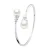 You & Me armband zoetwaterparels 11-12 mm White 925