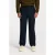 Shiwi Ford Wool Blend Straight Fit Trousers Blue Dark Navy