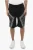 Neoprene MODERNIST Bermuda Shorts met Bandana Motief Details in Zwart