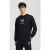 Karl Lagerfeld Black Hotel Karl Crest Sweatshirt