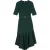 Ted Baker Samalee Gebreide Rok Met Zwierige Rand In Donkergroen, Midi-jurk